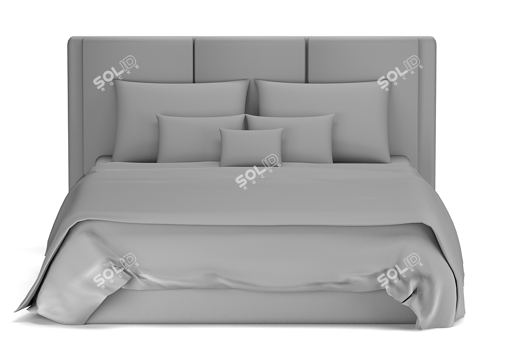 Cozy Relaxing Bedroom Sofa 3D model image 3