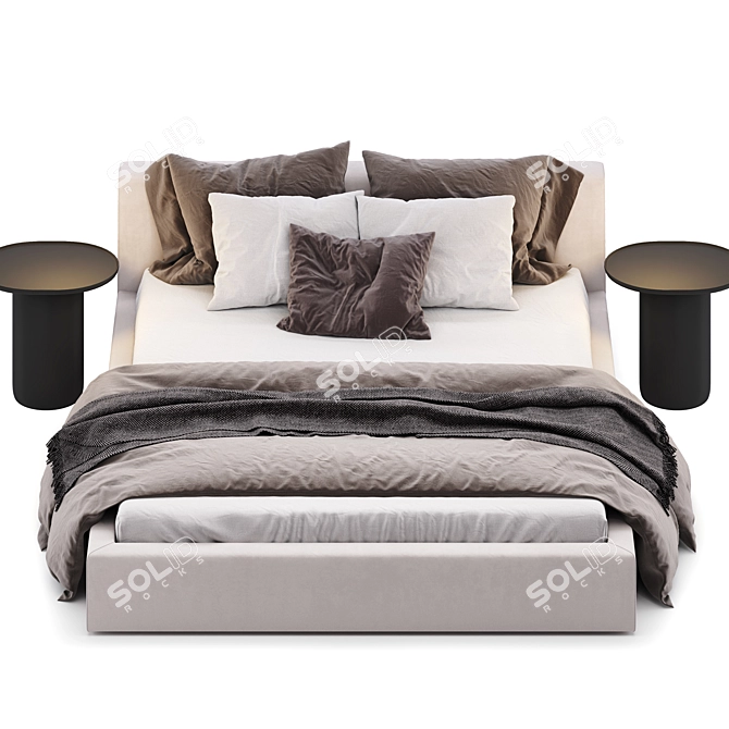 Meridiani Louis Sofa - Modern Design Millimeters 3D model image 3