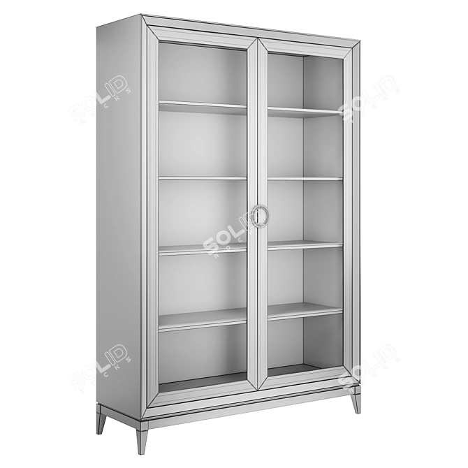 Italian Classico Toscana 2-Door Bookcase 3D model image 5