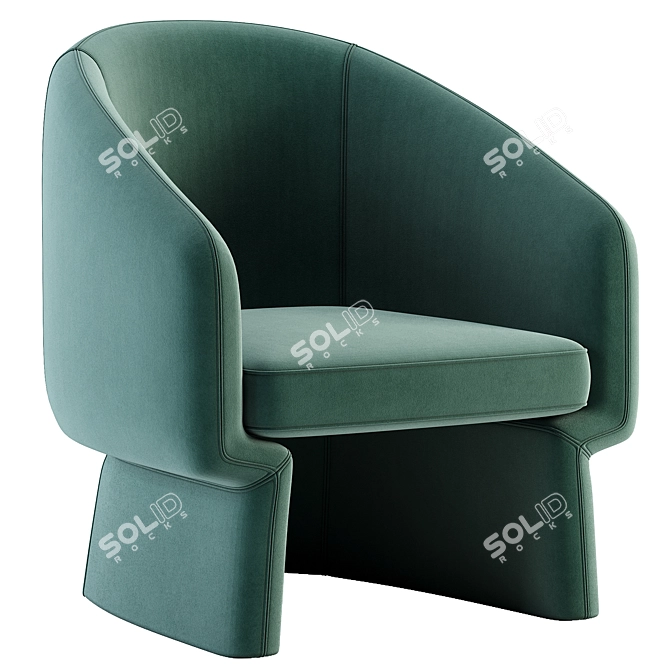 ComfortMax Lounge Chair | Stylish Design | Quality Materials 3D model image 3