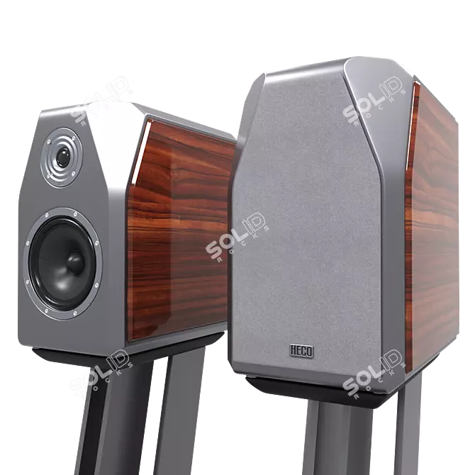 Heco BellaDonna Bookshelf Speakers 3D model image 2