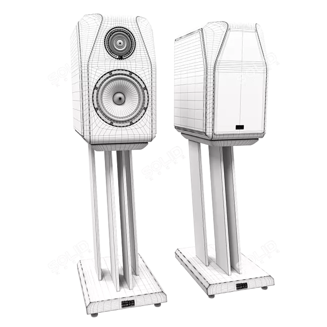 Heco BellaDonna Bookshelf Speakers 3D model image 5