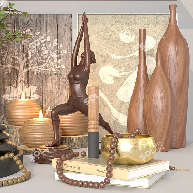 Elegant Decorative Set - 2013 3D model image 3