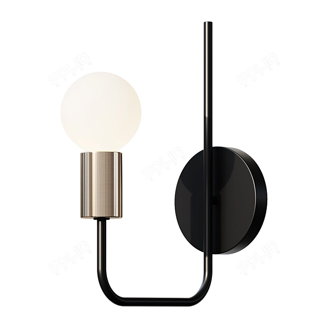 Modern Wall Lamp with Model FR5002WL 3D model image 1