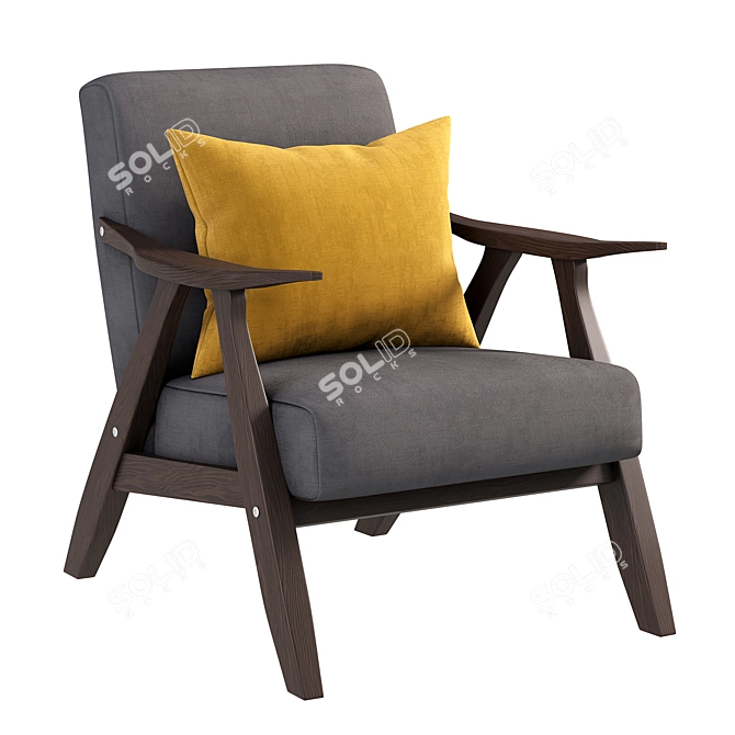 Hofstetter Armchair: Modern Comfort 3D model image 1