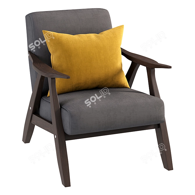 Hofstetter Armchair: Modern Comfort 3D model image 3