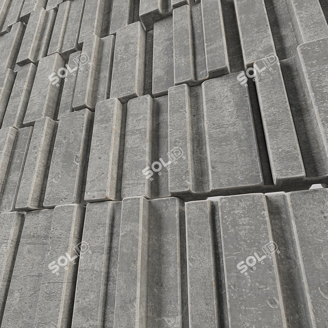 Panel Stone Slab Line N3: High-Quality Textures & UVW Unwrap Geometry 3D model image 4