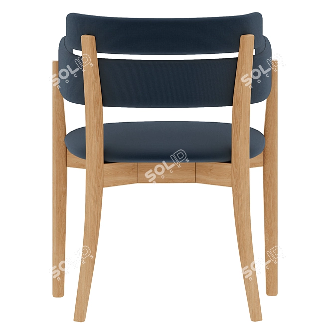 Trendy Tiras Chair: A Modern Masterpiece 3D model image 2