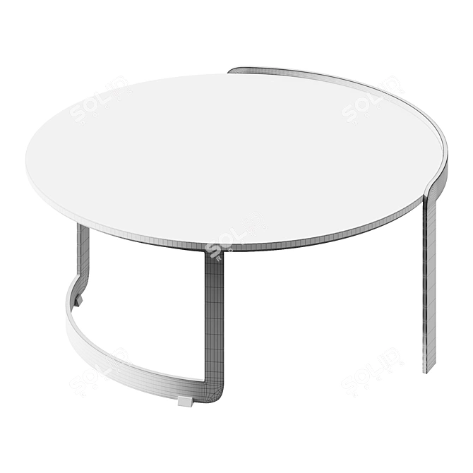 Sleek Rodgeir Coffee Table 3D model image 3