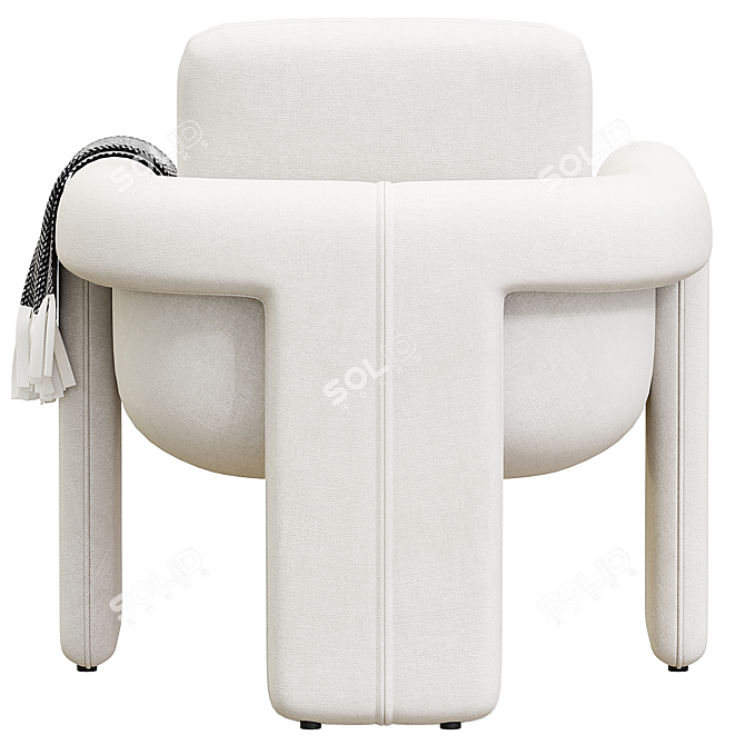 Henna 2014 Armchair: Stylish and Comfortable 3D model image 3