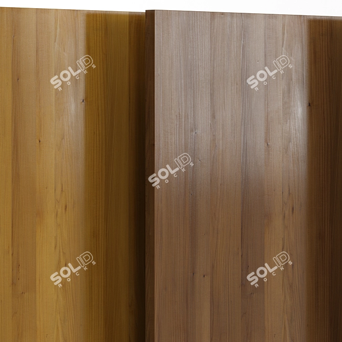 Aspen Wood 30: 3 Material Masterpiece 3D model image 2