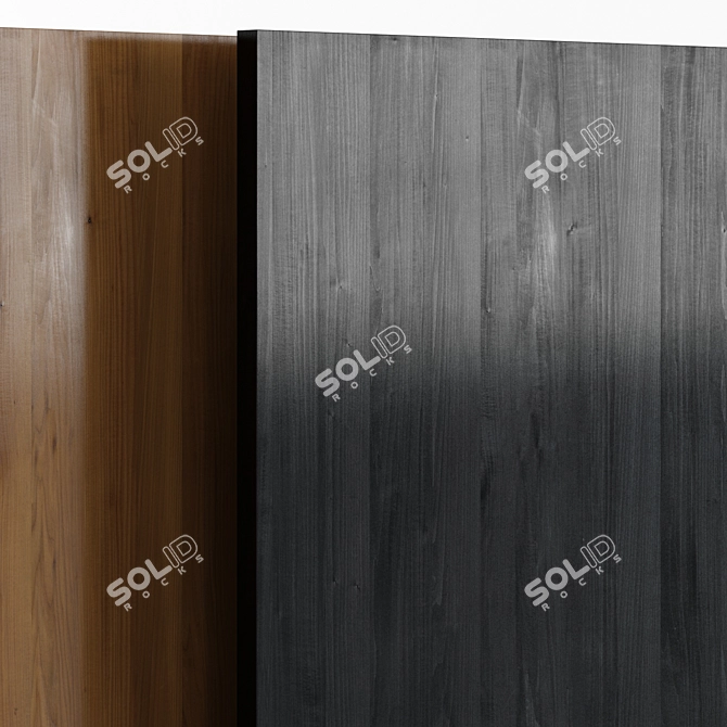 Aspen Wood 30: 3 Material Masterpiece 3D model image 4