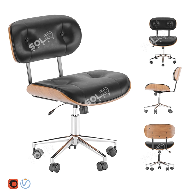 Elevate Office Chair 3D model image 1