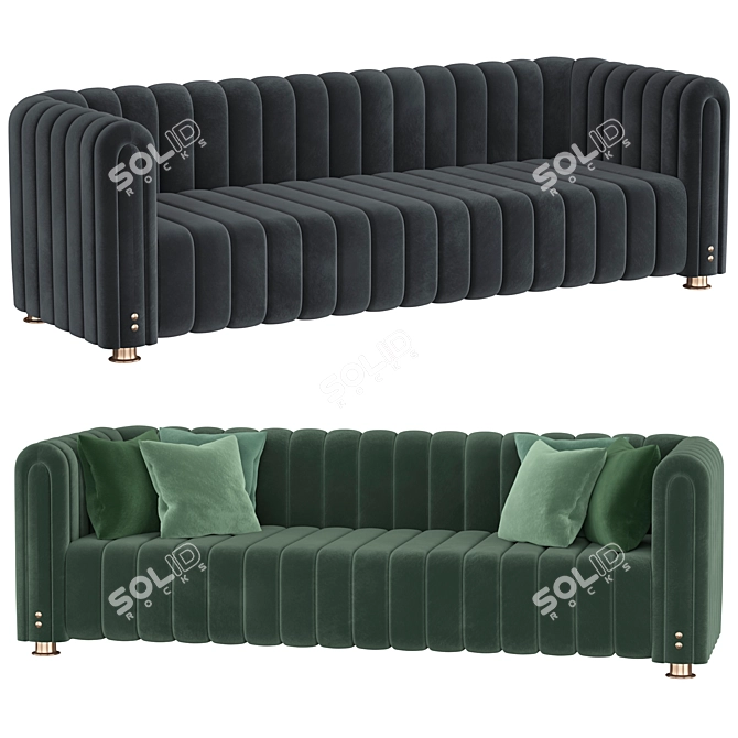 Porus Studio Inglewood Sofa 3D model image 1