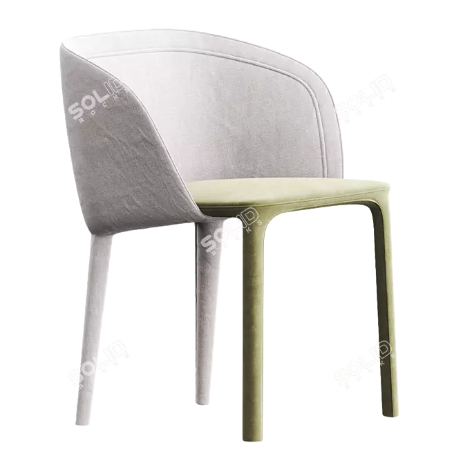 Elegant Lepel Smooth Table: Sleek Functional Design 3D model image 2