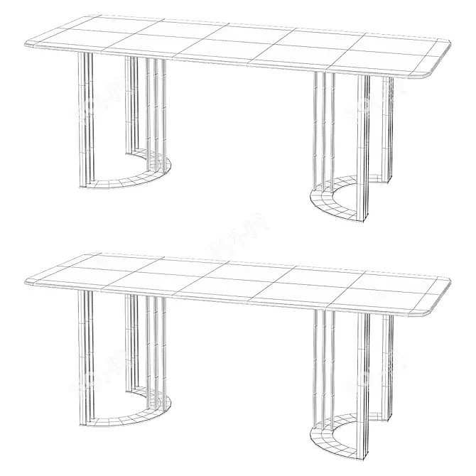 KENZO 2015 Dining Table 3D model image 2