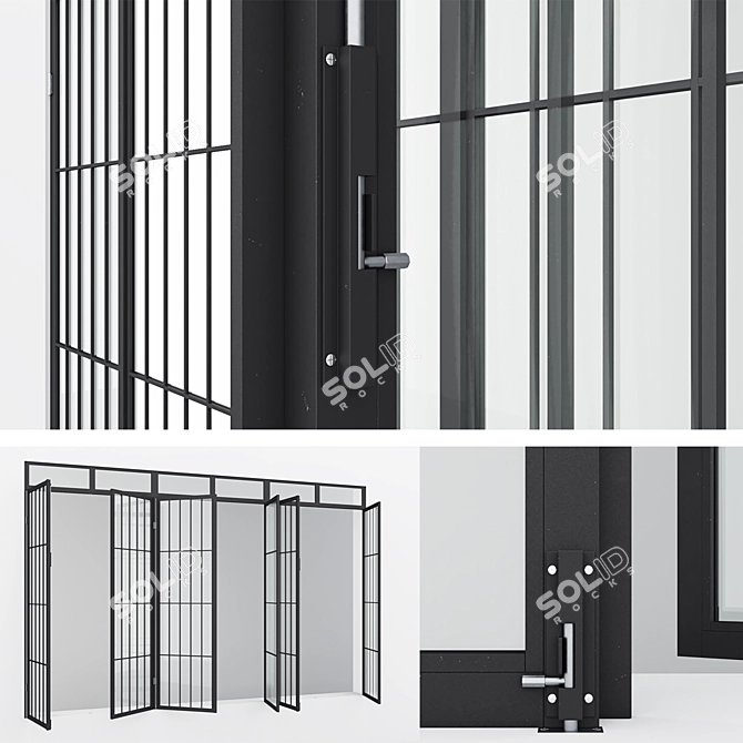 Aluminum Window 15: Versatile Design for Stunning Spaces! 3D model image 3