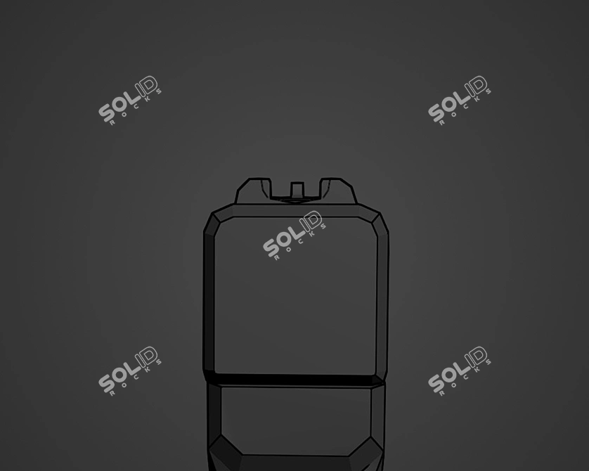 Polygon Pistol 3D model image 5