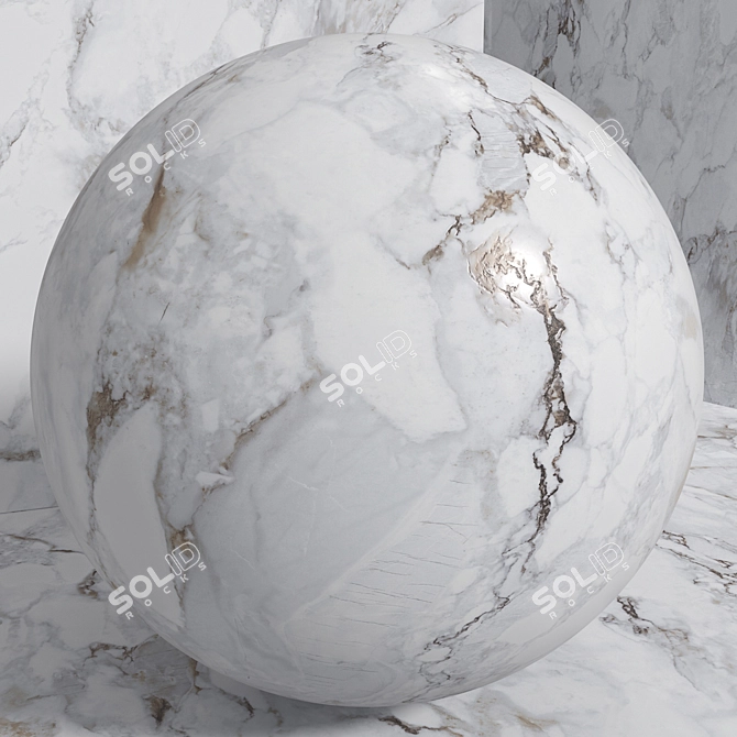 Seamless Stone Marble - Set 181 3D model image 3