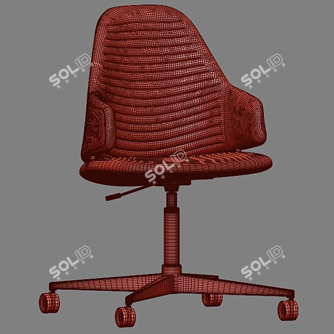 Reflex Vela Chair: Modern, Lowpoly Design 3D model image 4