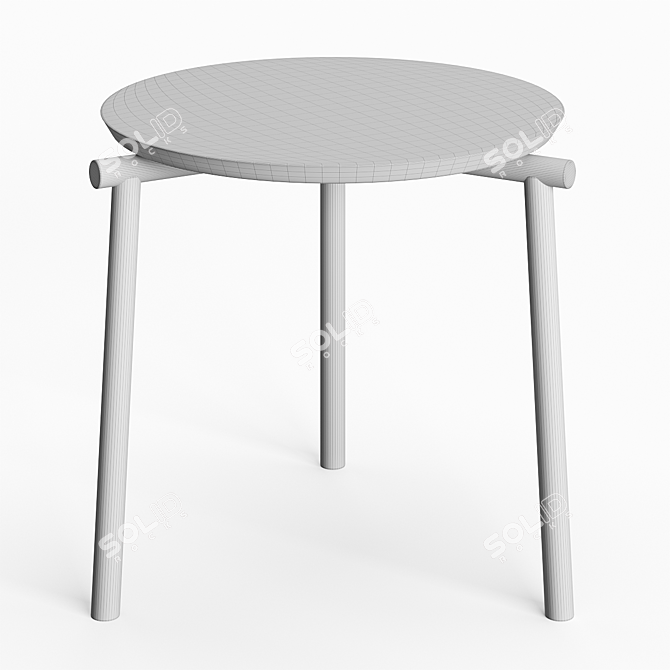 Jack Side Table: Customizable & Versatile 3D model image 4