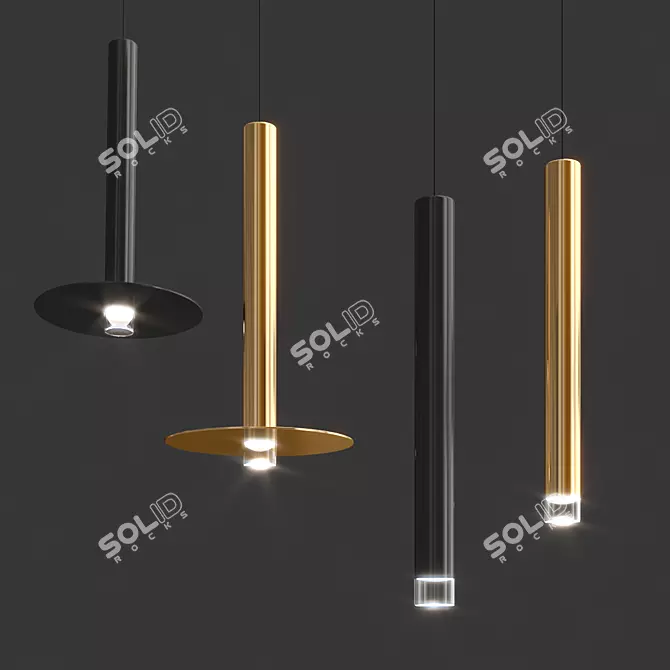 Elegant 40cm Gift Lamp 3D model image 2