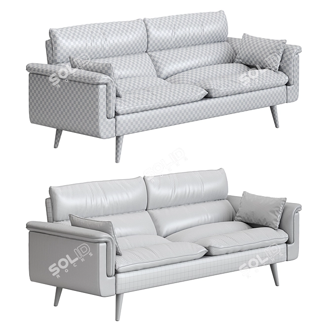 Imodern Harmony Sofa | Stylish and Versatile 3D model image 5