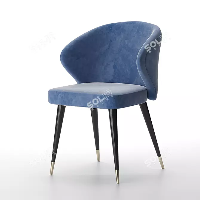Scandi Chic: Atlanta Chair 3D model image 4