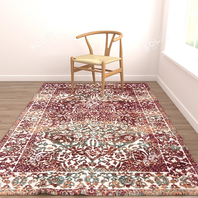 Versatile Rug Set for 3D Scenes 3D model image 2