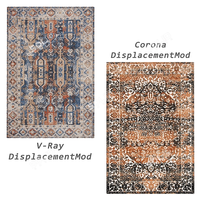 Versatile Rug Set for 3D Scenes 3D model image 4