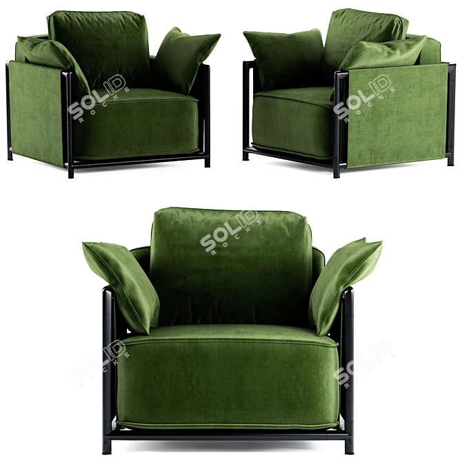 Luxury Dodo Armchair – Ghidini 1961 3D model image 2