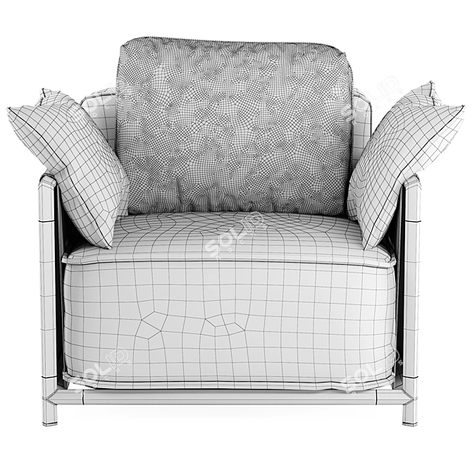 Luxury Dodo Armchair – Ghidini 1961 3D model image 3