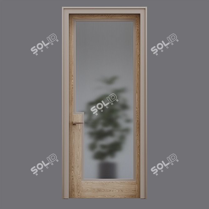 Elegant Design Door: Door Vector 3D model image 3