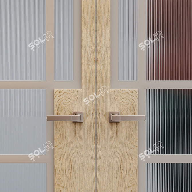 Elegant Design Door: Door Vector 3D model image 5