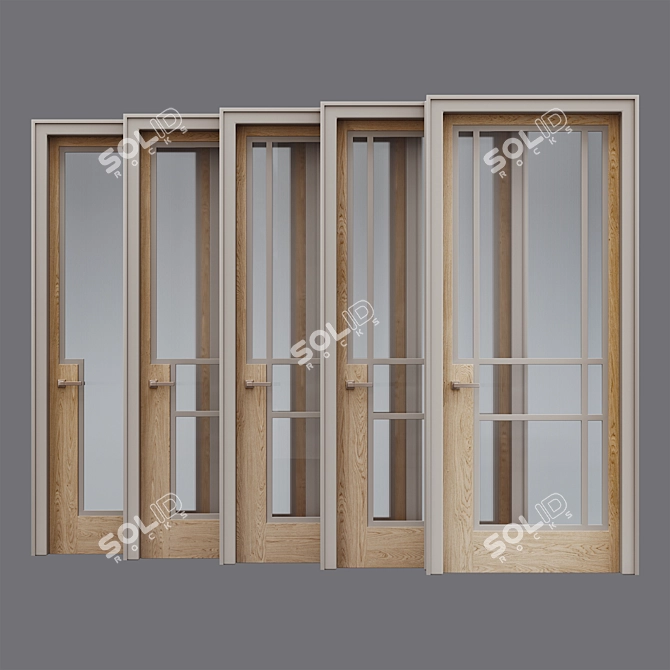 Elegant Design Door: Door Vector 3D model image 6