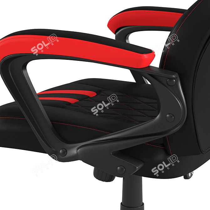 Gaming Beast Chair: UL-A074-RD-GG 3D model image 4