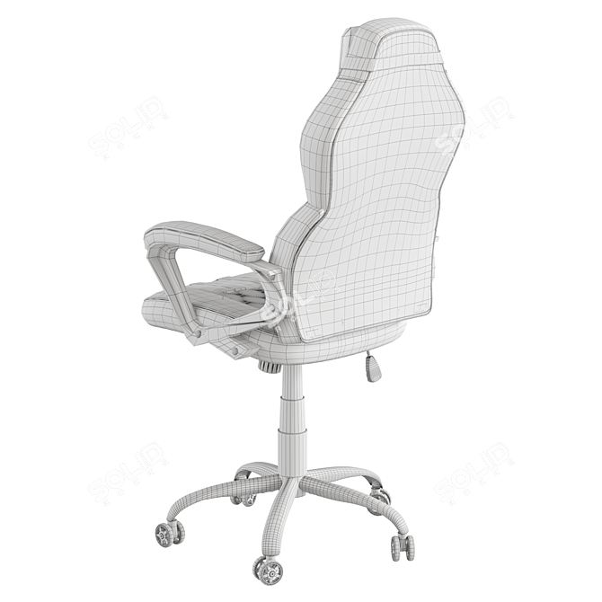 Gaming Beast Chair: UL-A074-RD-GG 3D model image 6