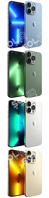 High Performance 3D Model - Apple iPhone 13 Pro 3D model image 2