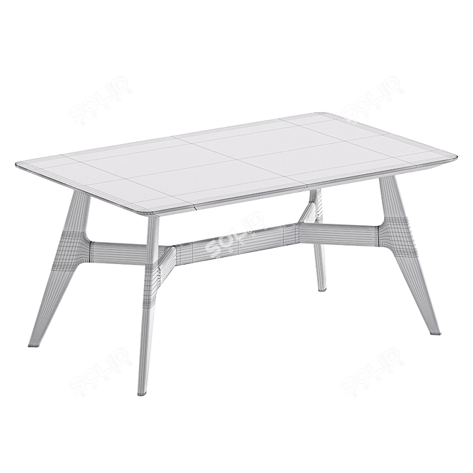 Natuzzi Editions Table Plettro E222 3D model image 2