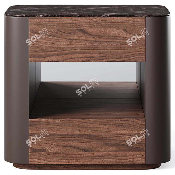 Volare Bedside Table: Stylish & Functional 3D model image 2