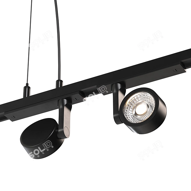 Minimalist Track Lighting: Arkoslight 3D model image 3