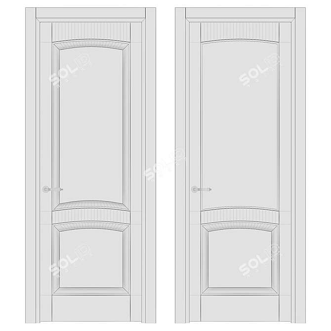 GALANT Collection: Volhovec Doors 3D model image 3
