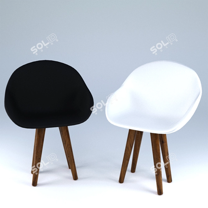 ErgoComfort Chair 3D model image 1