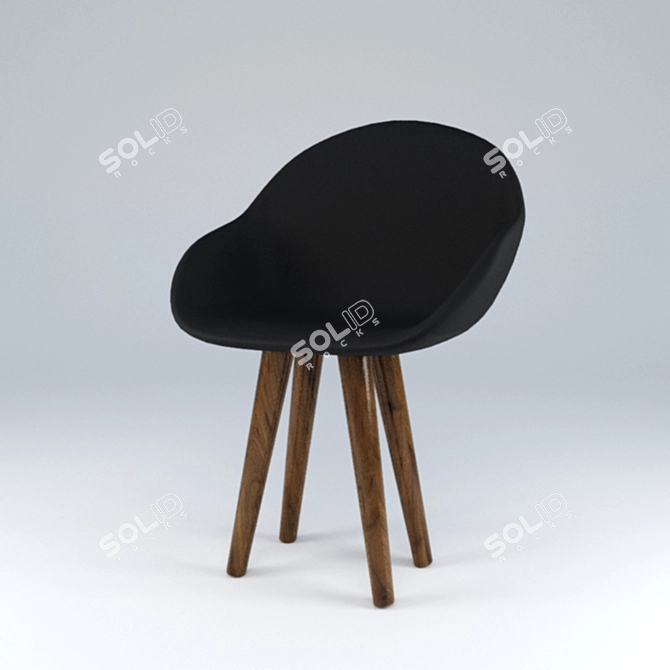 ErgoComfort Chair 3D model image 2