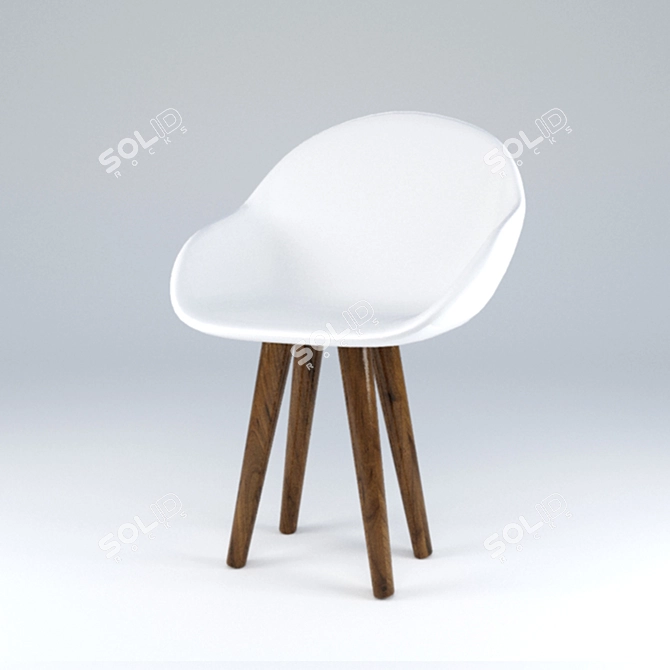 ErgoComfort Chair 3D model image 3