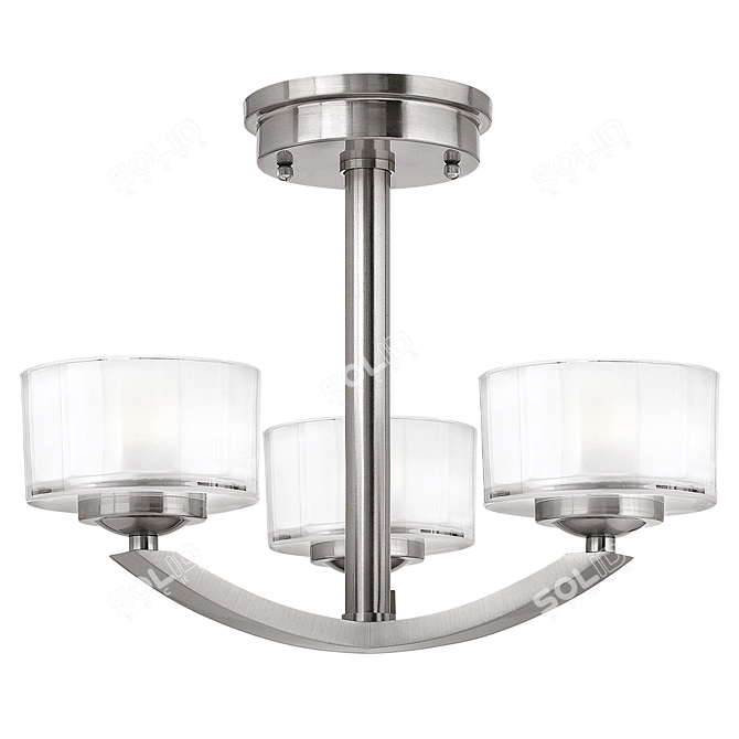 Hinkley Meridian Ceiling Lamp 3D model image 2