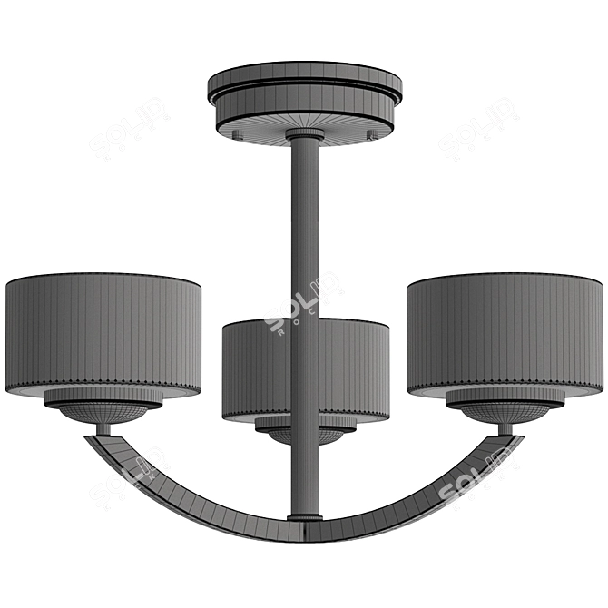 Hinkley Meridian Ceiling Lamp 3D model image 1