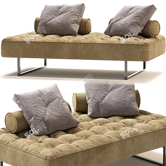 Luxury Ludwig Sofa - Unmatched Comfort 3D model image 2