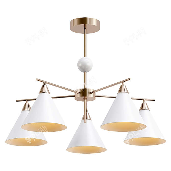 Elegant Calor 2774 Ceiling Chandelier 3D model image 1