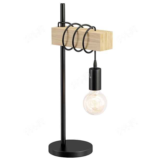 Elegant Townshend 32918 Table Lamp 3D model image 1